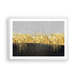 Plagát v bielom ráme - Dovnútra a nahor - 70x50 cm