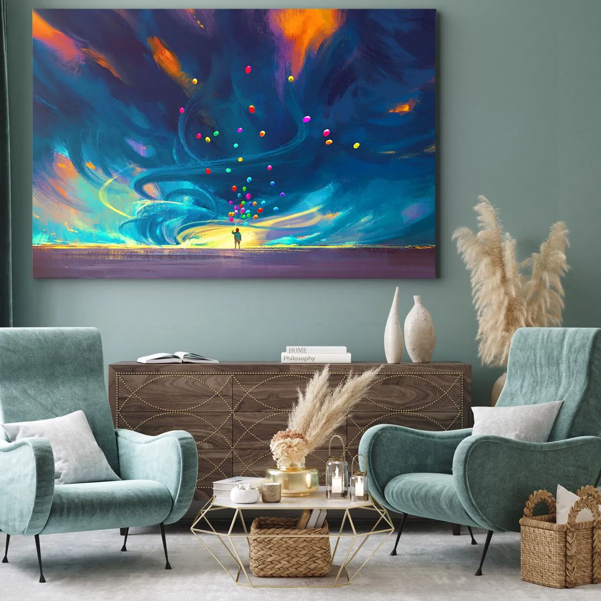 Obraz na plátne - Na modrý vietor - 120x80 cm
