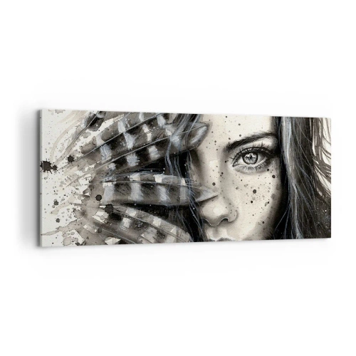 Obraz na plátne - Divoká krása - 100x40 cm