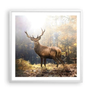 Plagát v bielom ráme - Plné dôstojnosti - 60x60 cm