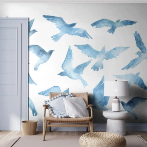 Fototapeta Standard Eco - Nebeskí vtáci - Abstrakcia, Vták, Grafika - 500x350 cm