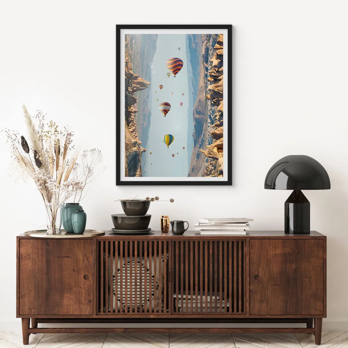 Plagát v čiernom ráme - Tu je možné všetko - 61x91 cm