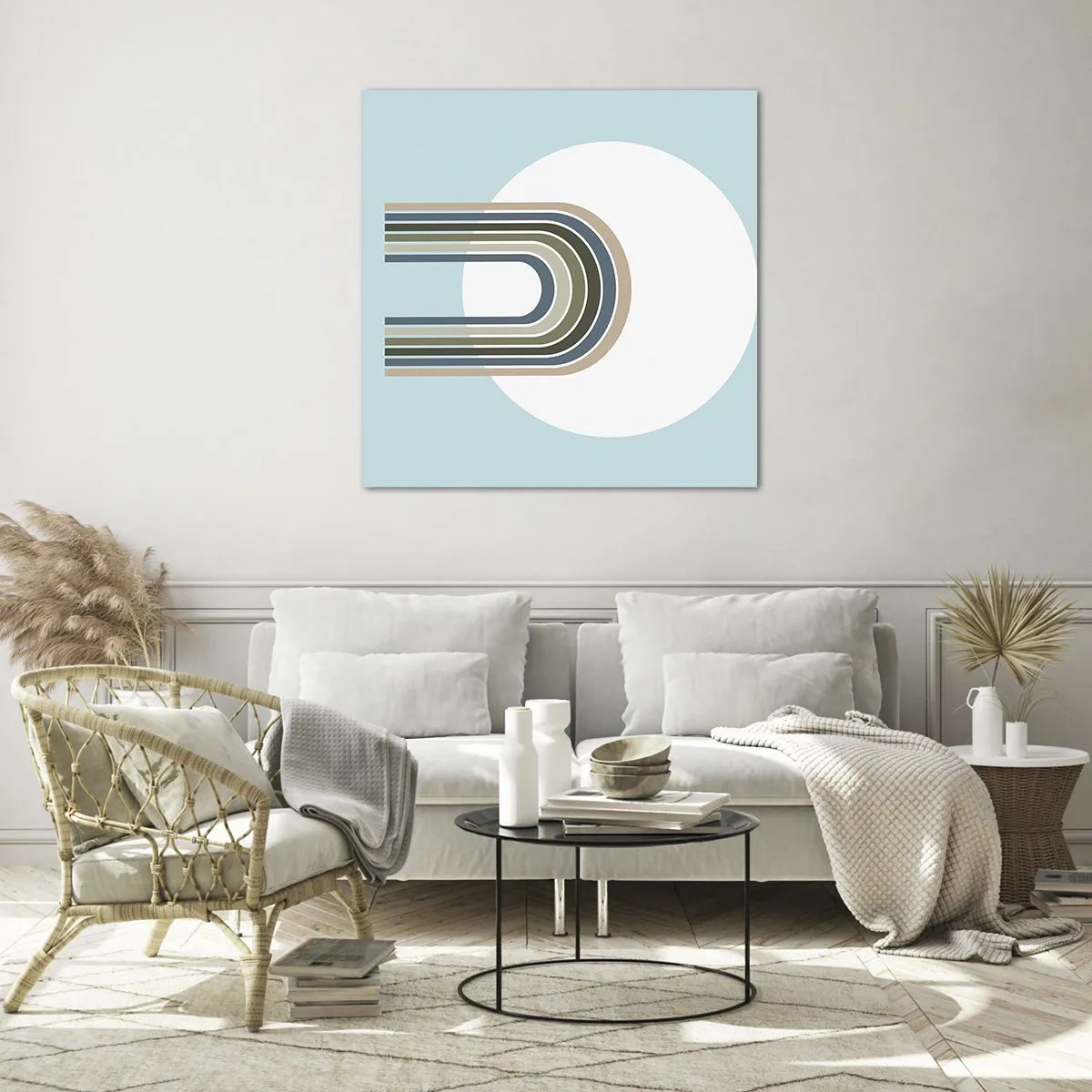 Obraz na skle - Neodolateľná príťažlivosť - 70x70 cm