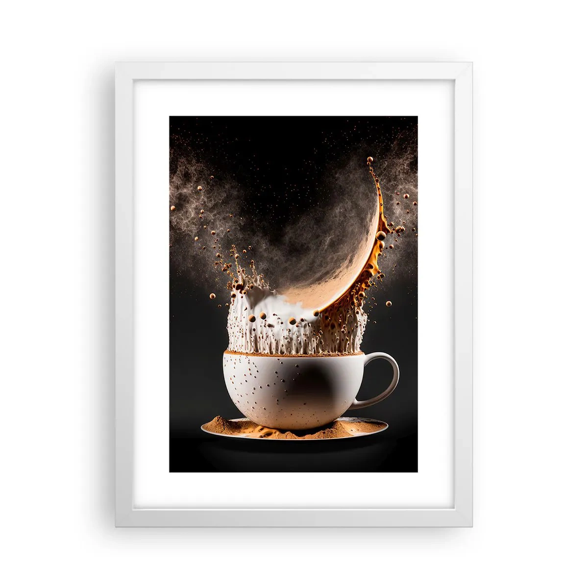 Plagát v bielom ráme - Explózia chuti - 30x40 cm