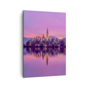 Obraz na plátne - Rozprávkový ostrov za súmraku  - 50x70 cm