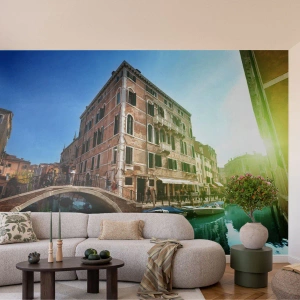 Fototapeta Premium Canvas - Benátky - Amore Mio - Mesto, Benátky, Gondoly - 100x70 cm