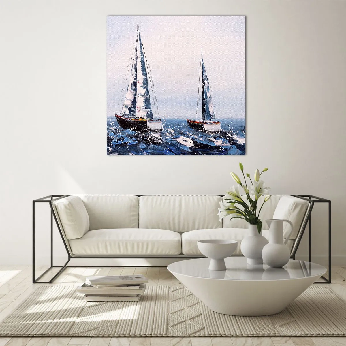 Obraz na skle - Bratstvo vetra - 70x70 cm