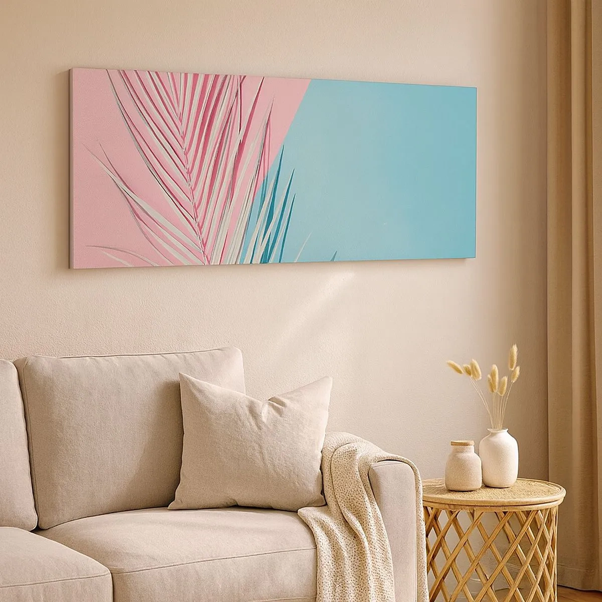 Obraz na plátne - Tropický dojem - 100x40 cm