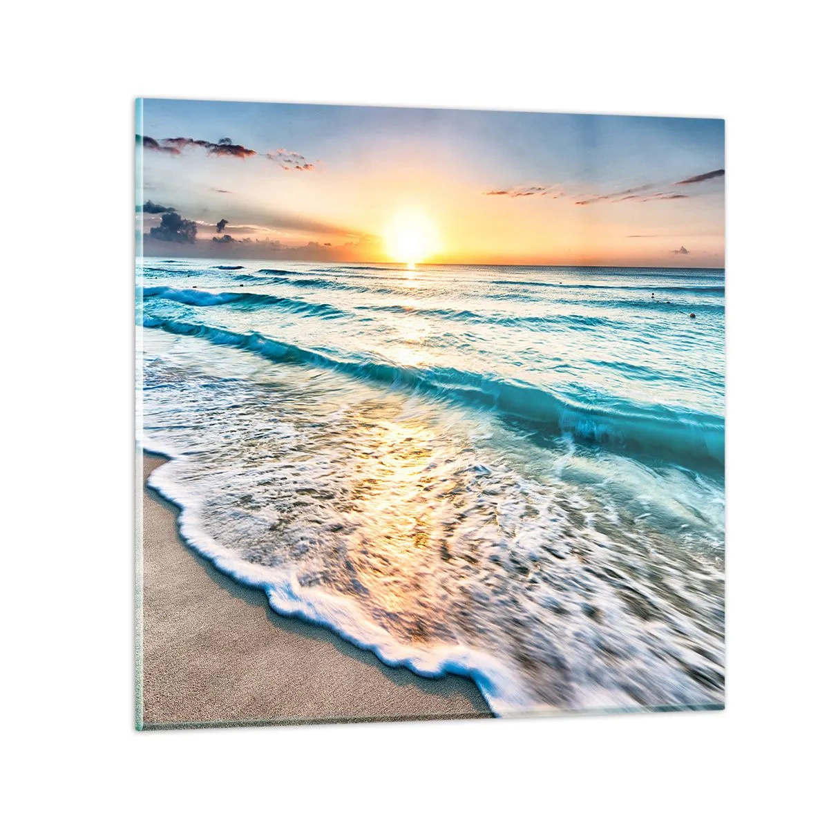 Obraz na skle - Výhľad, ktorý stojí za to - 40x40 cm