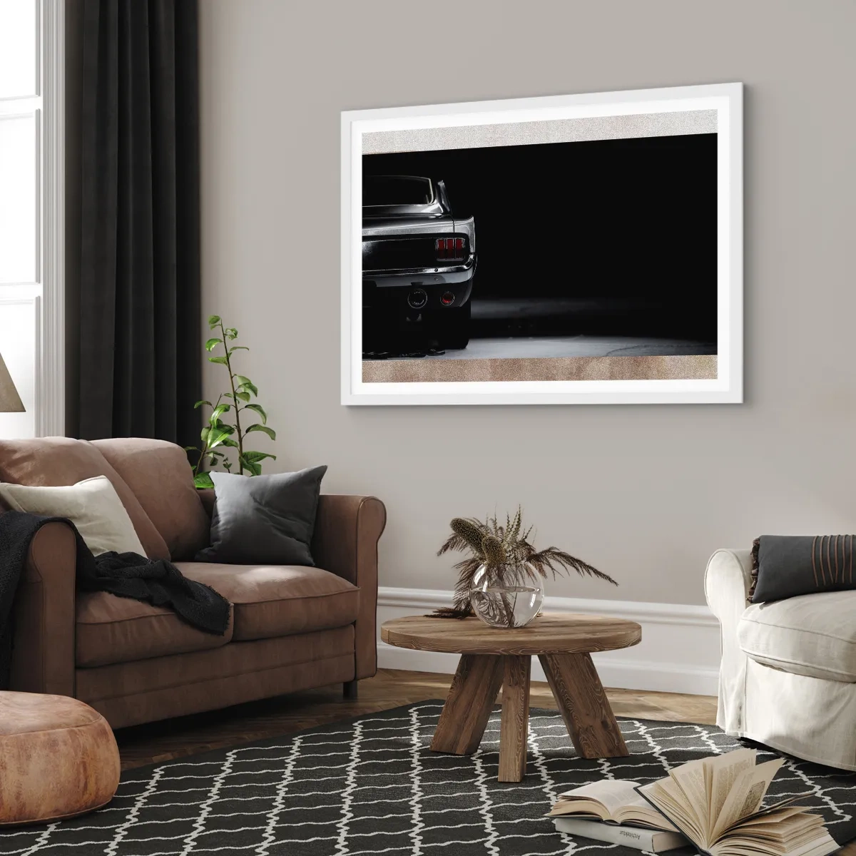 Plagát v bielom ráme - Kúzlo klasiky - 40x30 cm