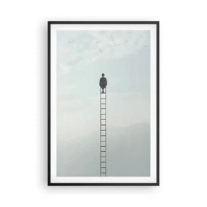 Plagát v čiernom ráme - Povzniesť sa nad to - 61x91 cm