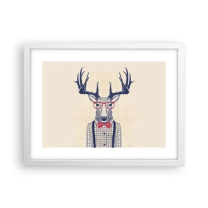 Plagát v bielom ráme - Zábavná extravagancia - 40x30 cm