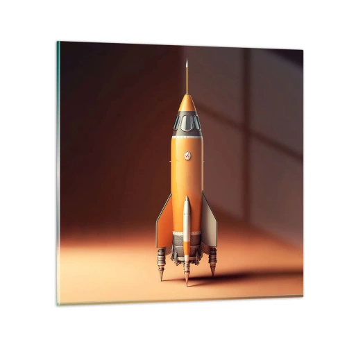 Obraz na skle - Začína to snom - 40x40 cm