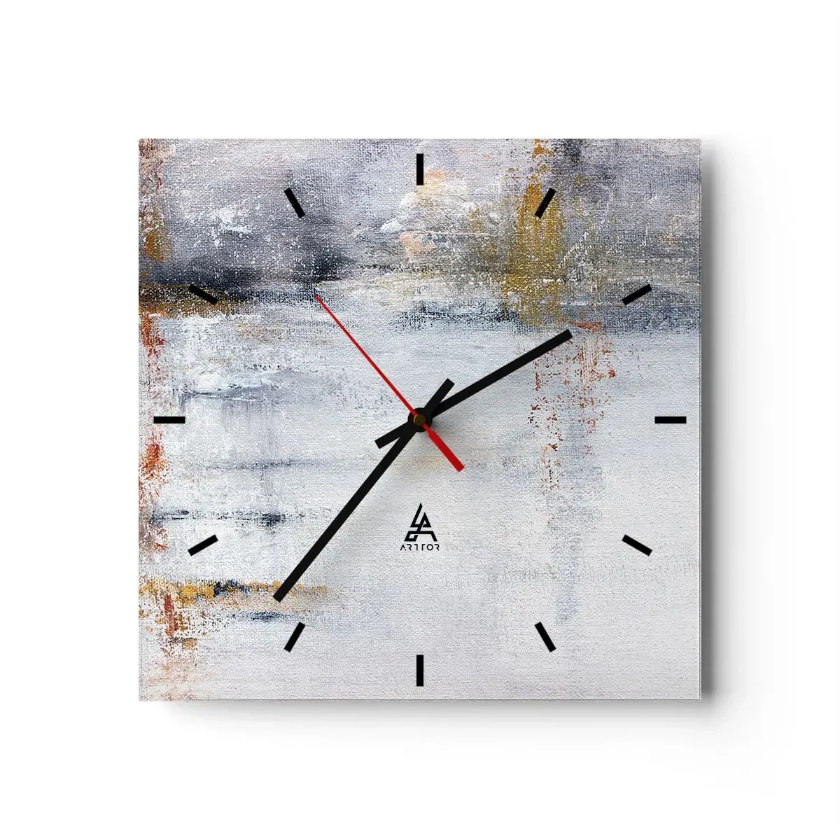 Nástenné hodiny - Za závojom vzduchu - 30x30 cm