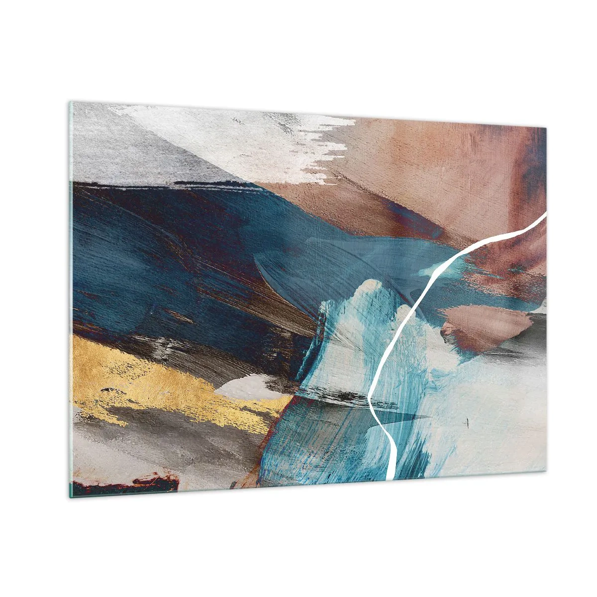 Obraz na skle - Na plno a s energiou - 100x70 cm