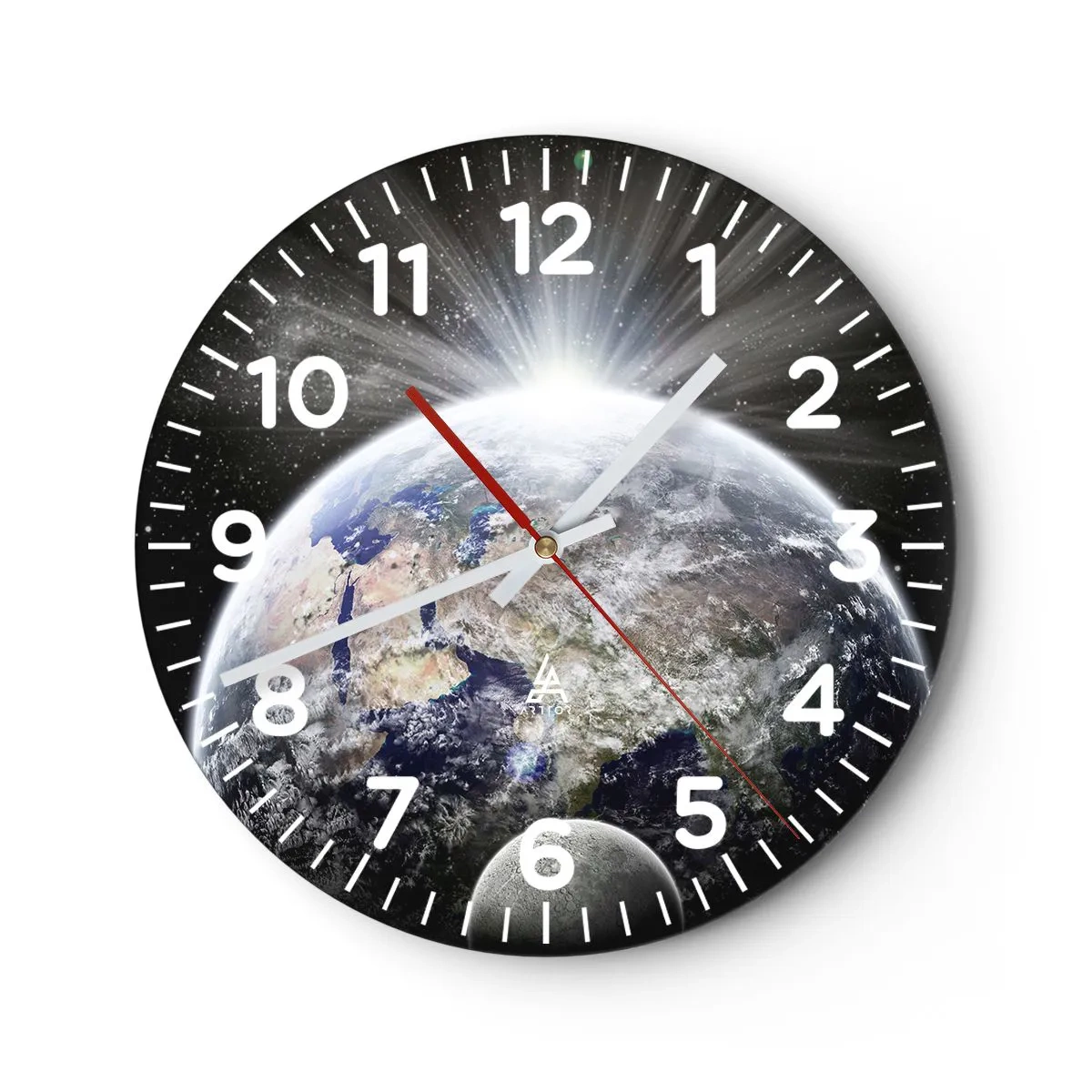 Nástenné hodiny - V plnom lesku - 40x40 cm