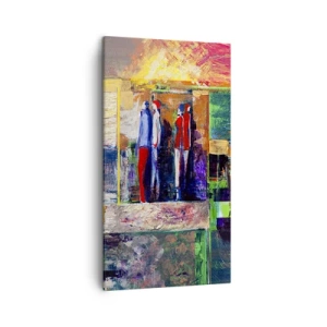 Obraz na plátne - Vzťahy a emócie - 45x80 cm