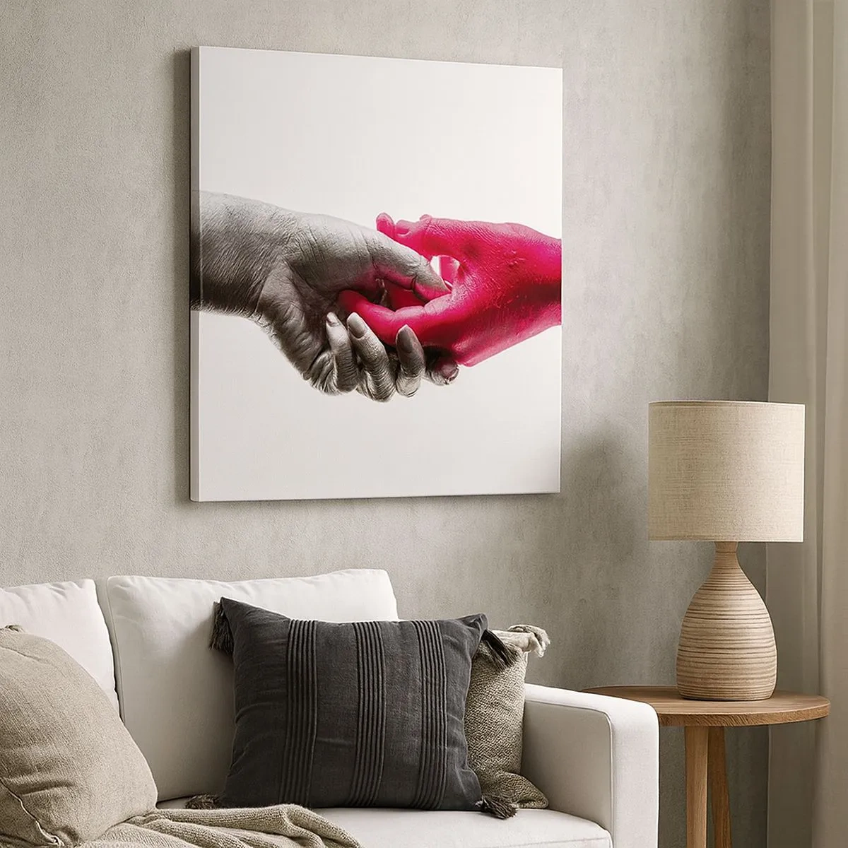 Obraz na plátne - Spolu aj keď sme odlišní - 30x30 cm