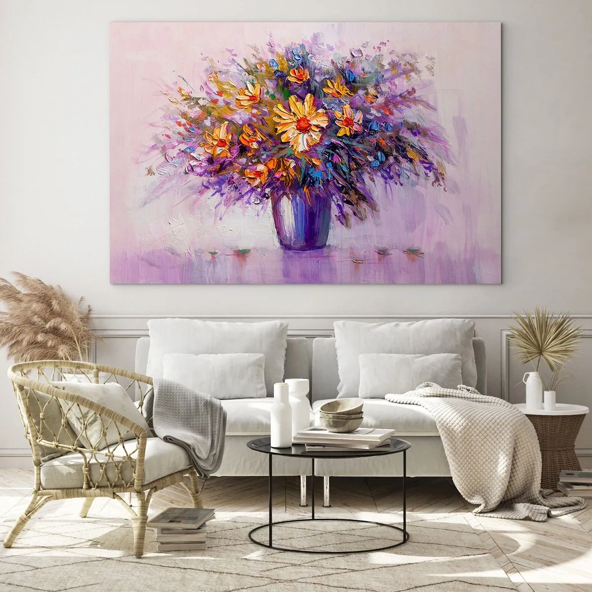 Obraz na skle - Sladko vonia, sladko vyzerá - 100x70 cm
