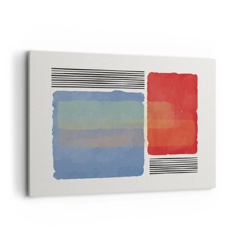 Obraz na plátne - Duch a písmeno geometrie - 100x70 cm