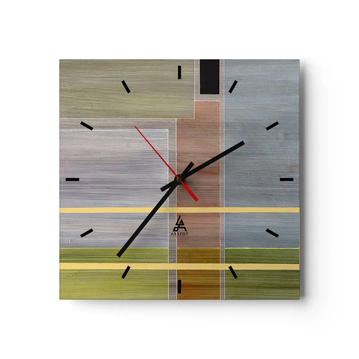 Nástenné hodiny - Jednoducho a v kľude - 40x40 cm