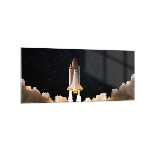 Obraz na skle - Ad astra! - 120x50 cm