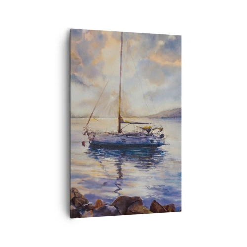 Obraz na plátne - Večer v zátoke - 80x120 cm