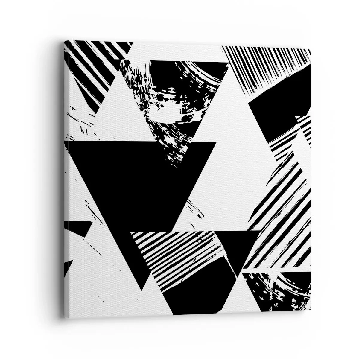 Obraz na plátne - Dážď trojuholníkov - 40x40 cm