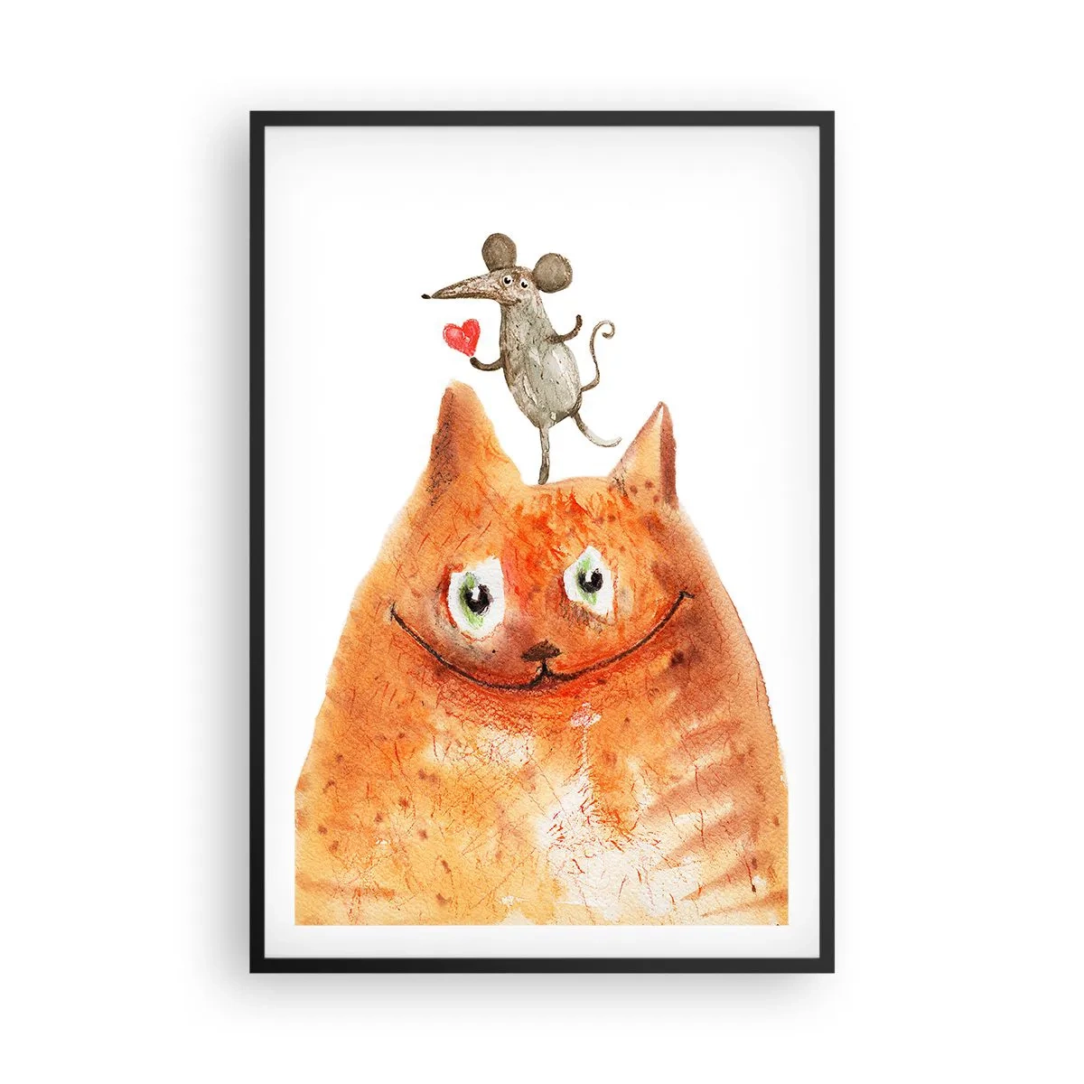 Plagát v čiernom ráme - Paradoxy lásky - 61x91 cm