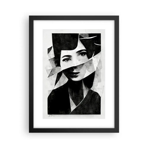 Plagát v čiernom ráme - Niečo o tebe… - 30x40 cm