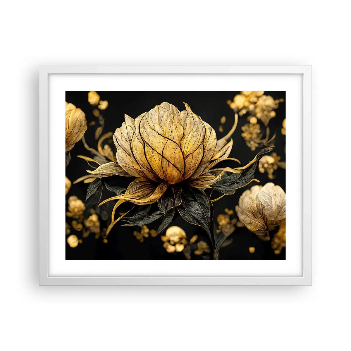 Plagát v bielom ráme - Jemná krehkosť - 50x40 cm