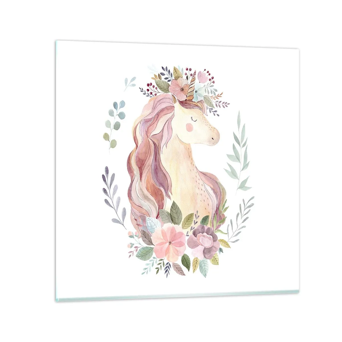 Obraz na skle - Pozvánka do ríše rozprávok - 40x40 cm