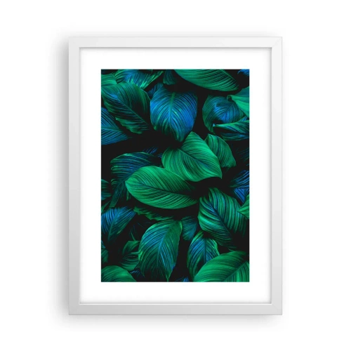Plagát v bielom ráme - V zelenom dave - 30x40 cm