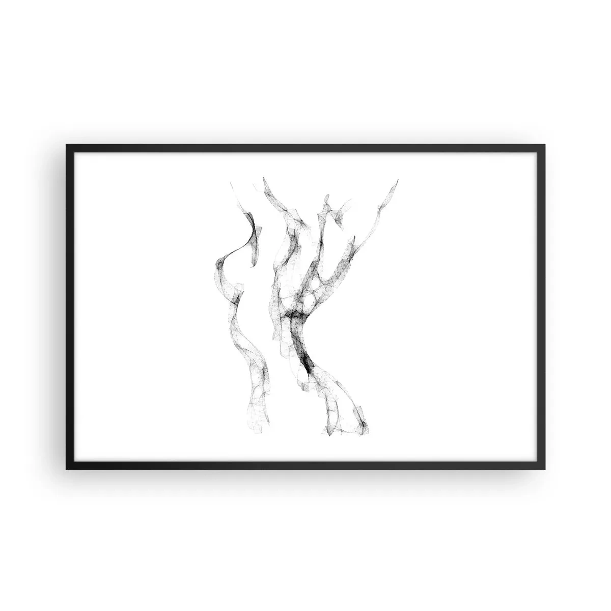 Plagát v čiernom ráme - Krásna a silná - 91x61 cm