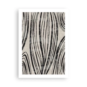 Plagát - Močiar s líniami - 50x70 cm