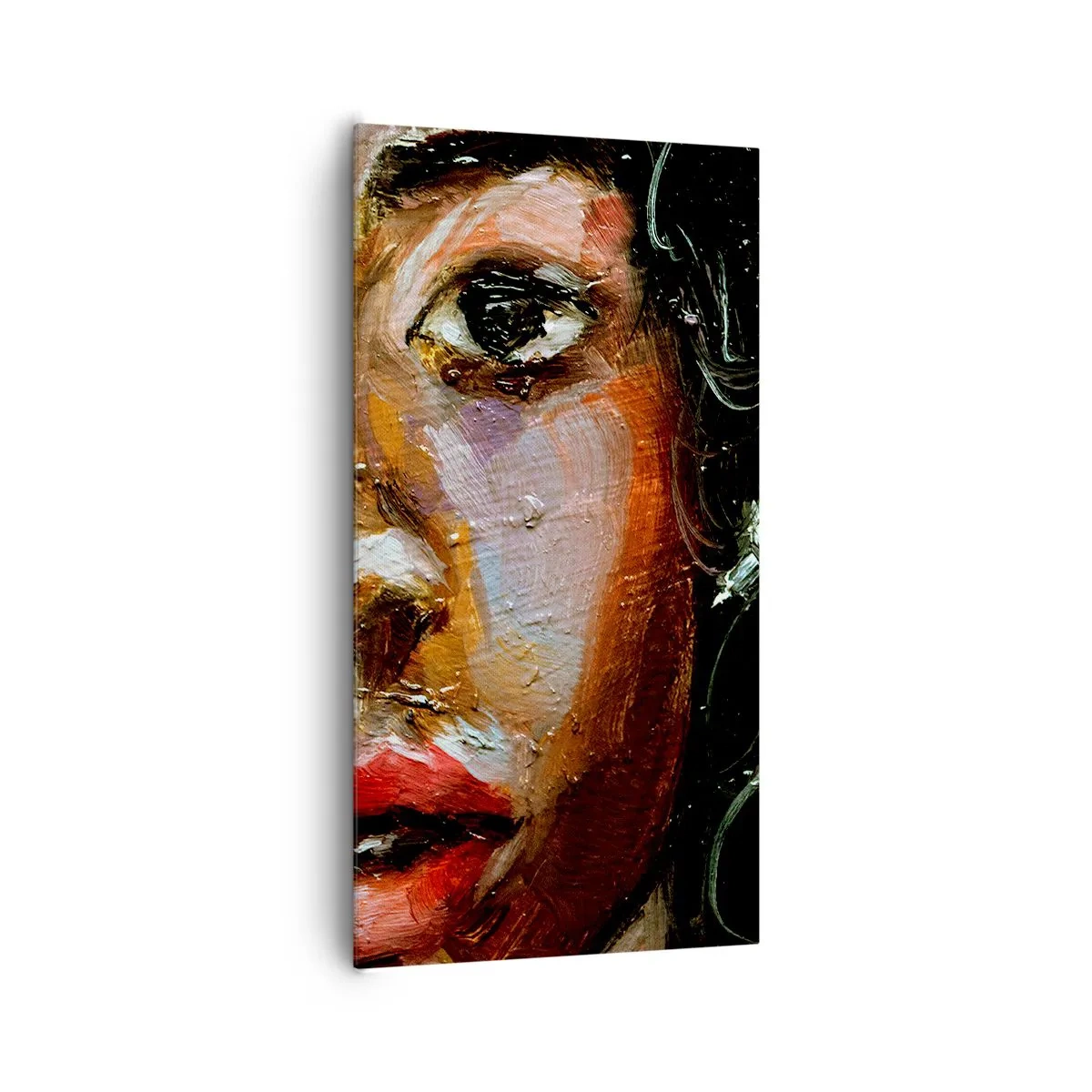 Obraz na plátne - Čierna a jas - 65x120 cm