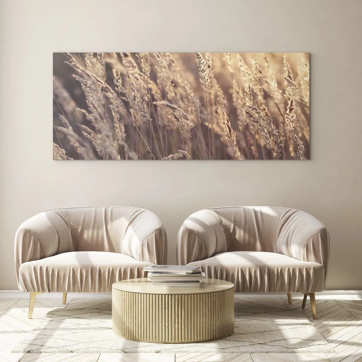 Obraz na skle - Pripravení privítať jeseň - 120x50 cm