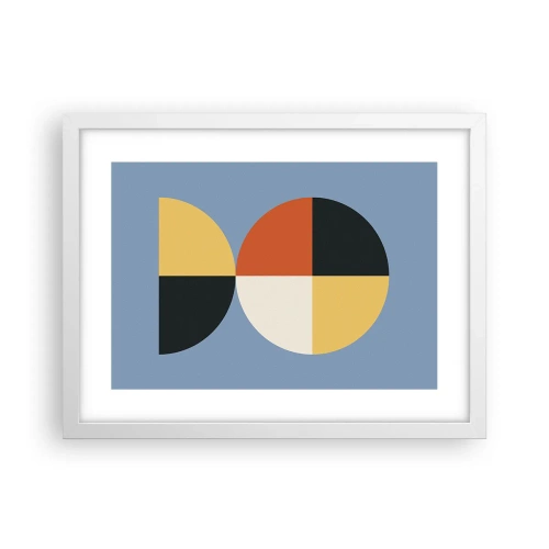 Plagát v bielom ráme - Pozri a počítaj - 40x30 cm