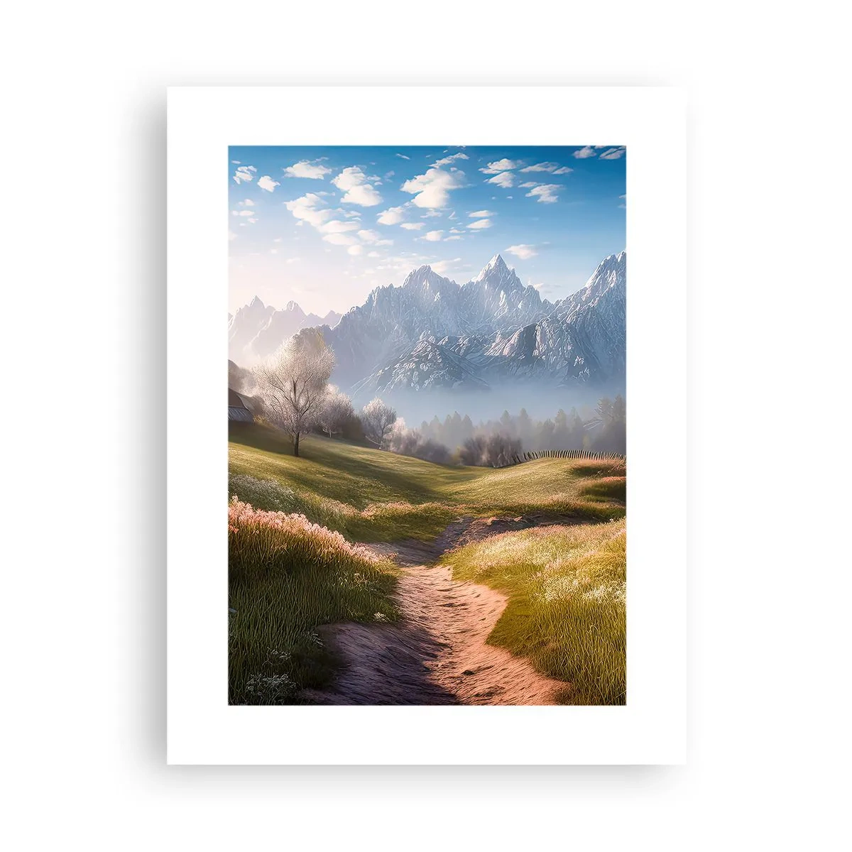 Plagát - Idylické údolie - 30x40 cm