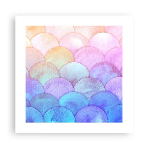Plagát - Perleťová šupina - 40x40 cm