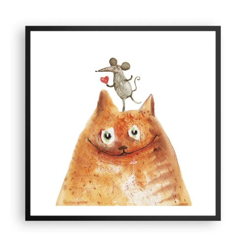 Plagát v čiernom ráme - Paradoxy lásky - 60x60 cm