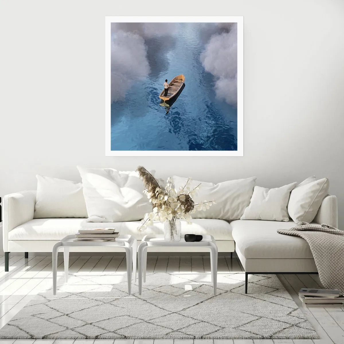 Plagát - Život – cesta – neistota - 60x60 cm