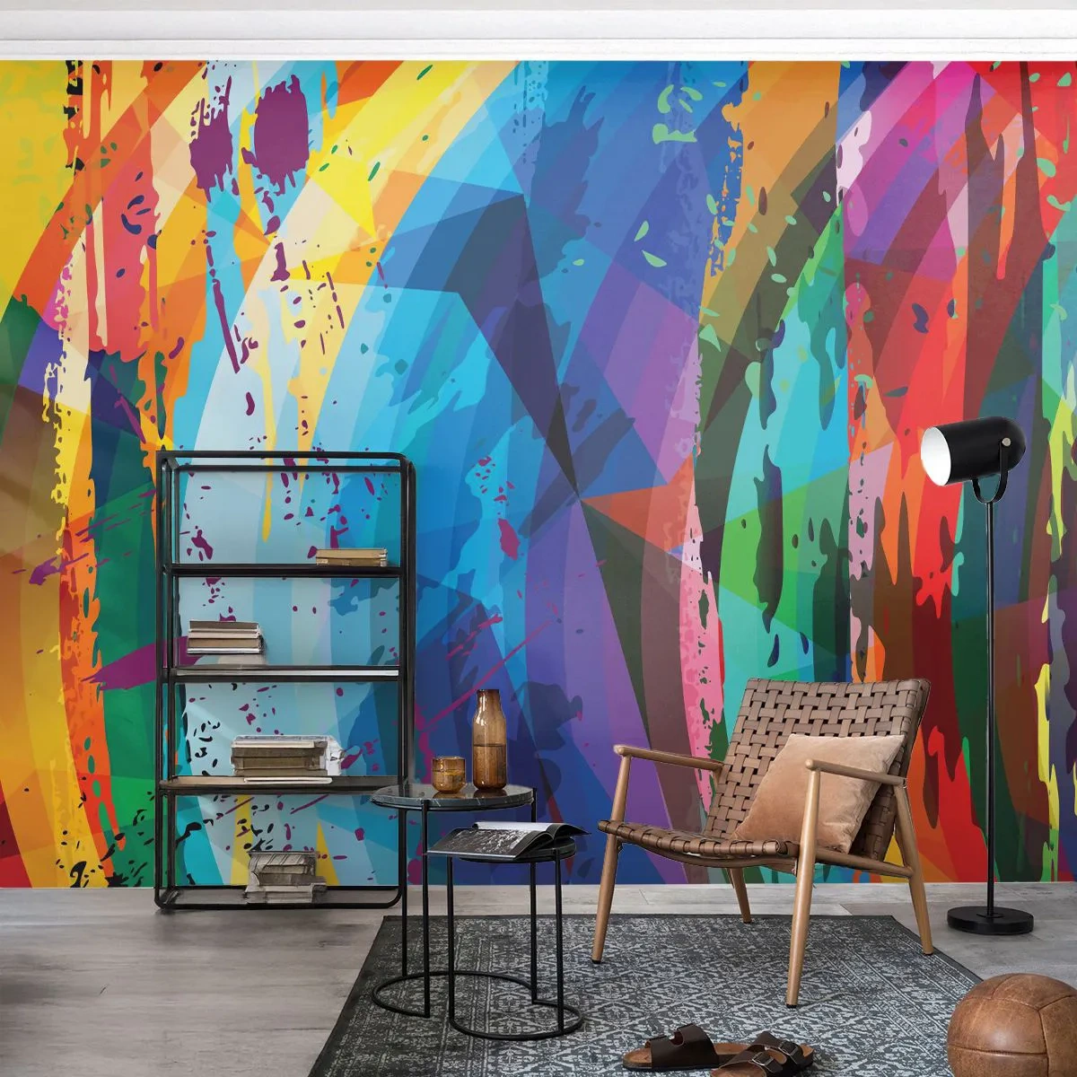 Fototapeta Standard Eco - Farebné závraty - Abstrakcia, Kus, Moderné umenie - 300x210 cm