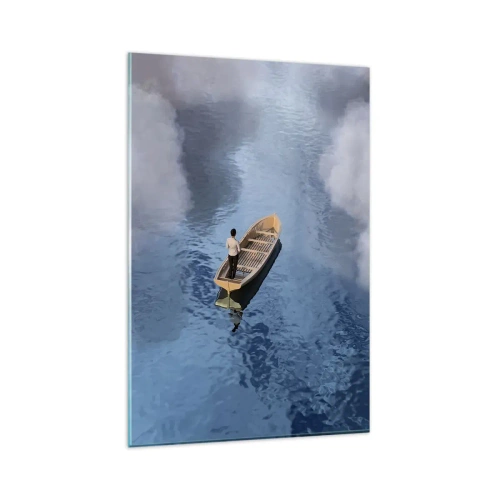 Obraz na skle - Život – cesta – neistota - 80x120 cm