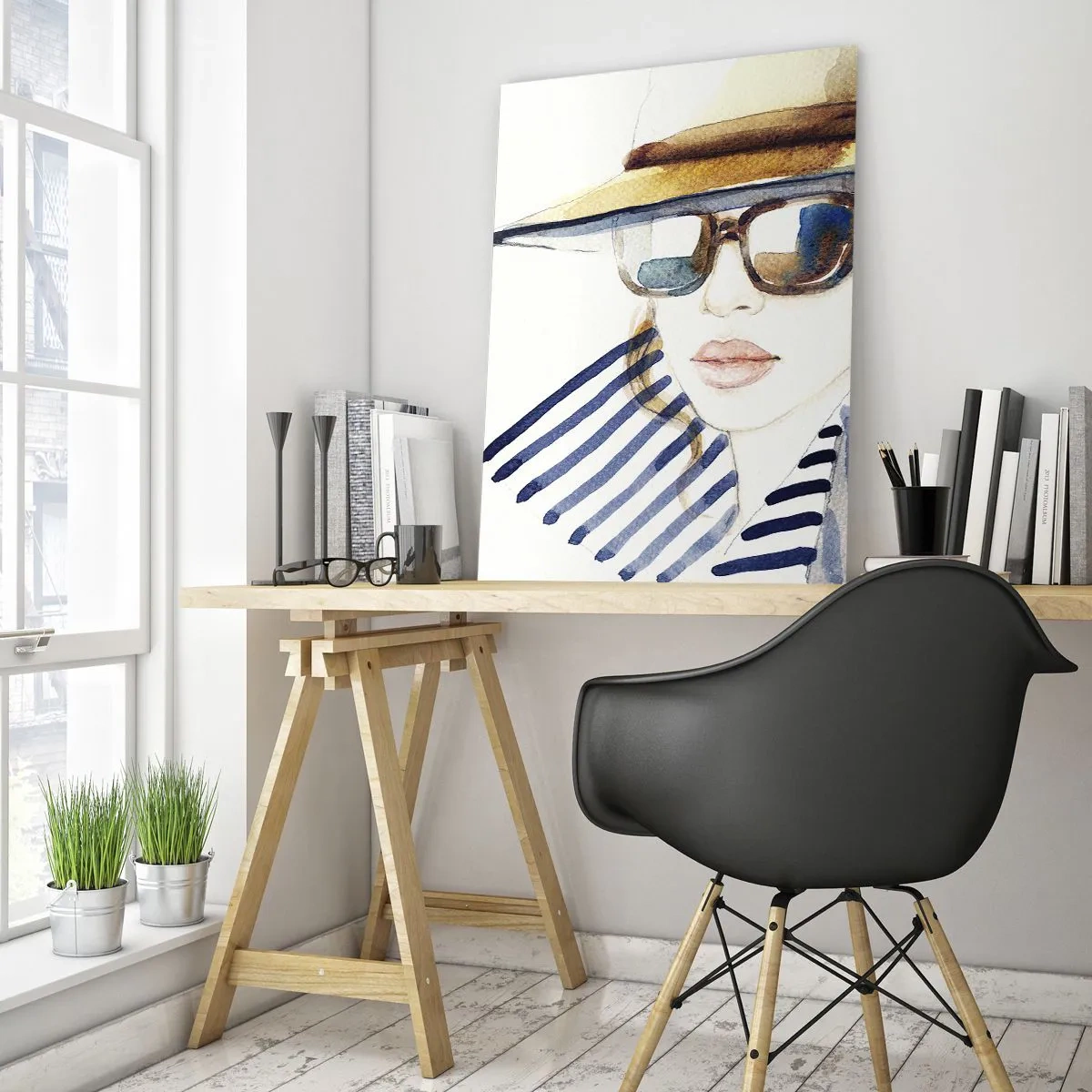 Obraz na skle - Florida víta! - 50x70 cm