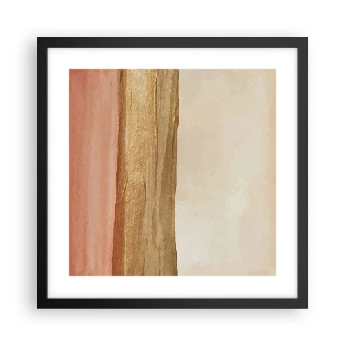 Plagát v čiernom ráme - Vertikálna kompozícia - 40x40 cm