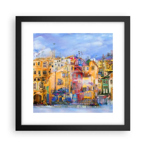 Plagát v čiernom ráme - Sme spolu - 30x30 cm