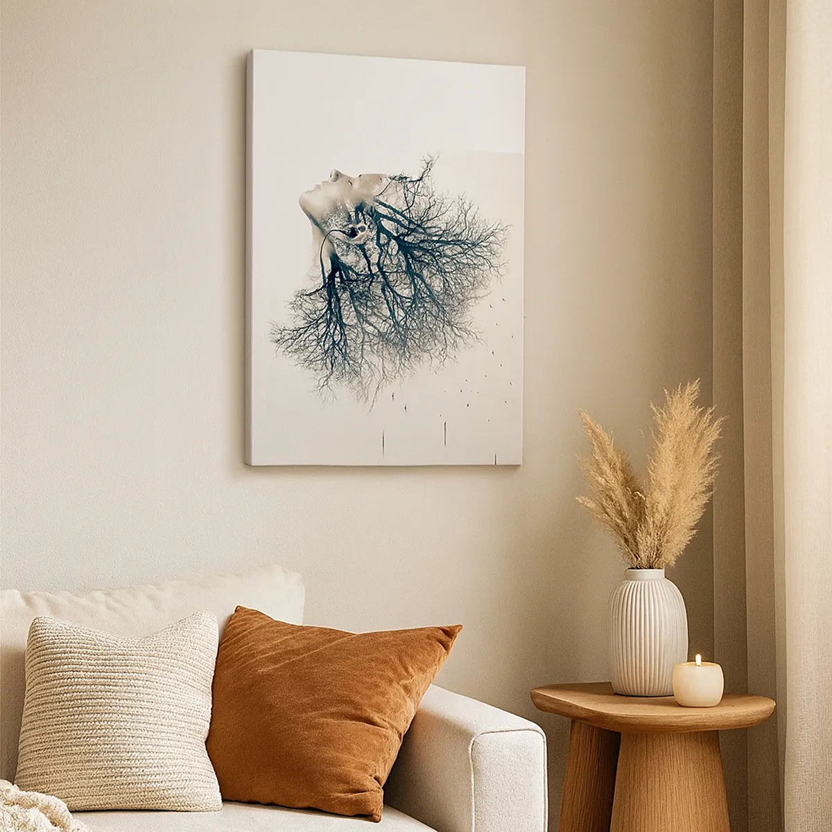 Obraz na plátne - Očarená šepotom stromu - 50x70 cm