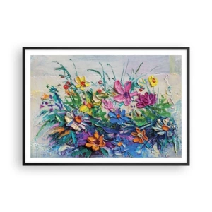 Plagát v čiernom ráme - Vôbec nie zátišie - 100x70 cm