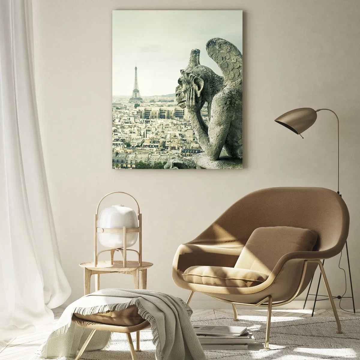 Obraz na skle - Parížske rozprávanie - 50x70 cm